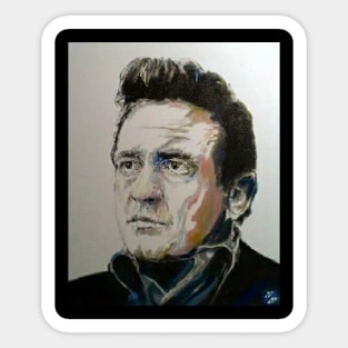 Johnny Cash Sticker